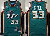 Pistons 33 Grant Hill Green Hardwood Classics Jersey,baseball caps,new era cap wholesale,wholesale hats